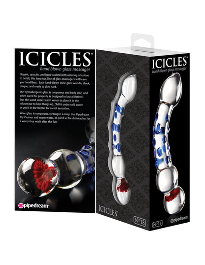 Icicles No. 18 - Clear / Blue | 603912282894 | Available at EroticWarehouse.com