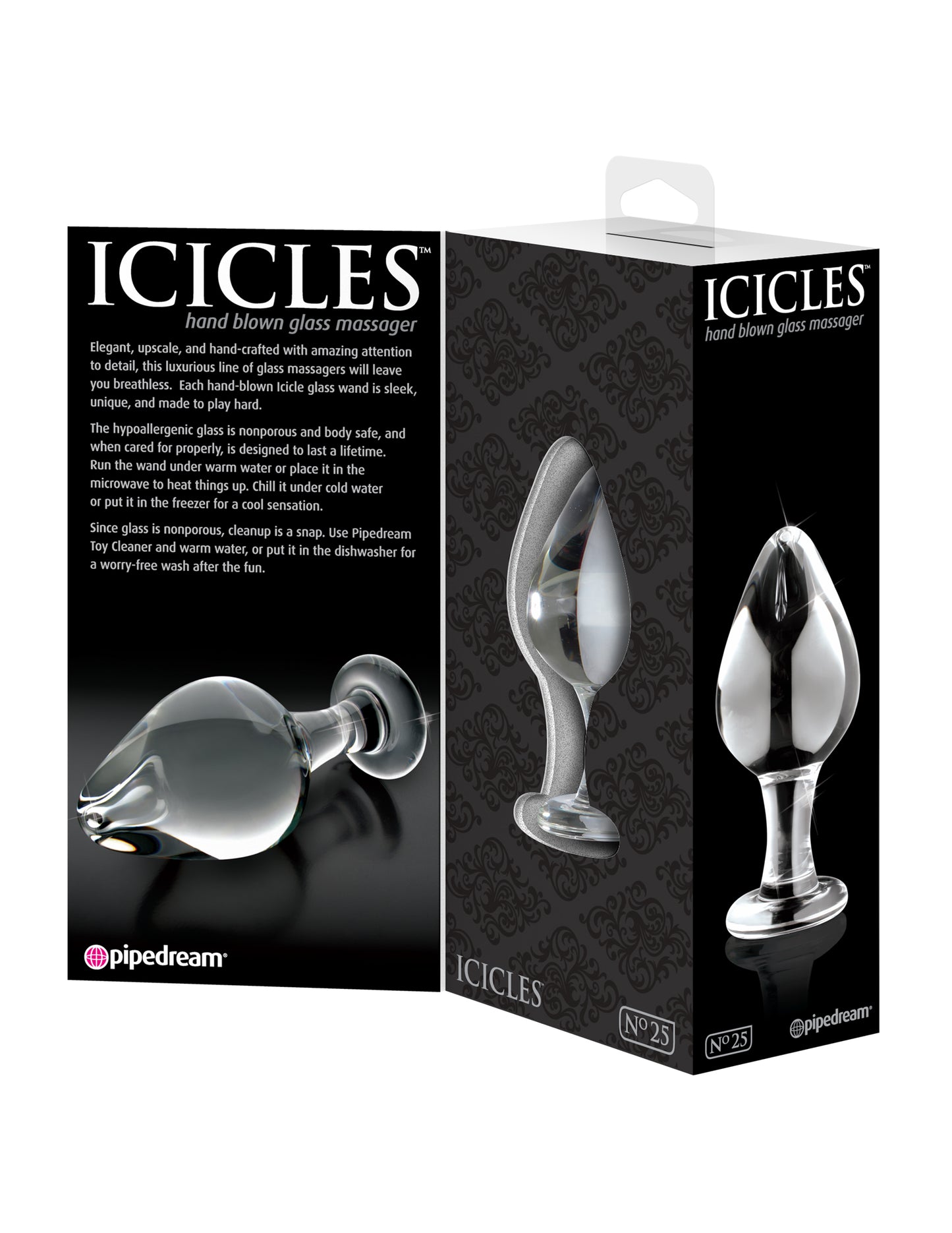Icicles No. 25 - Clear | 603912310542 | Available at EroticWarehouse.com