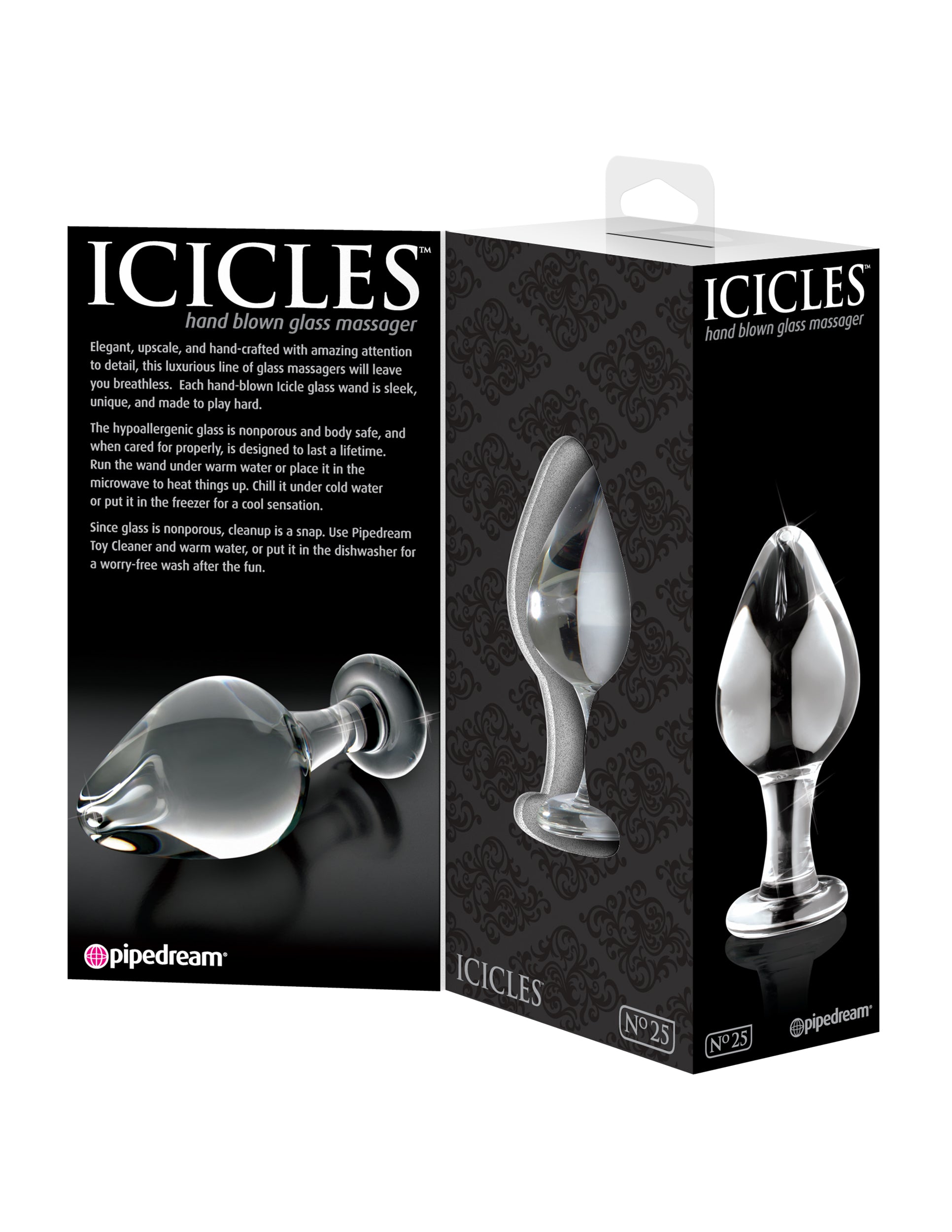 Icicles No. 25 - Clear | 603912310542 | Available at EroticWarehouse.com