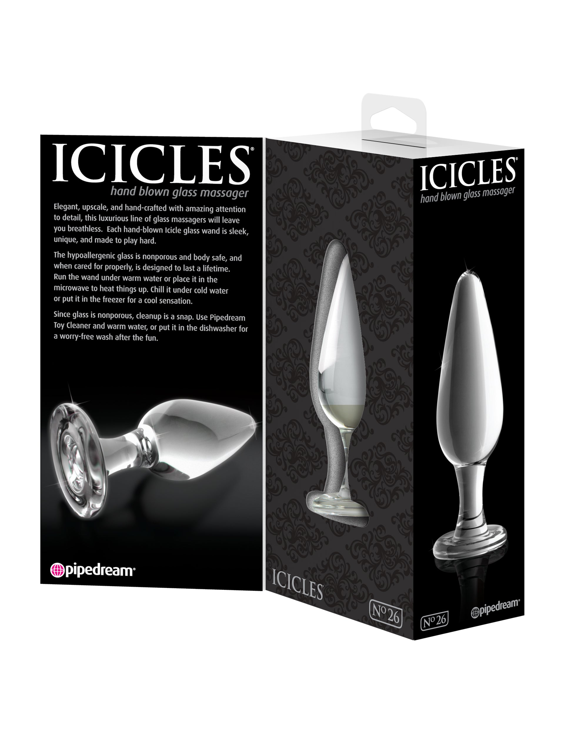 Icicles No. 26 - Clear | 603912310597 | Available at EroticWarehouse.com
