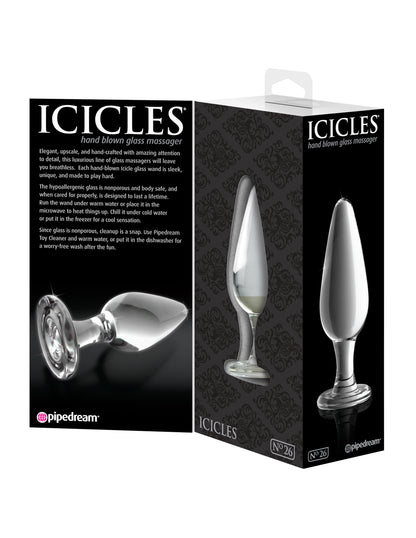 Icicles No. 26 - Clear | 603912310597 | Available at EroticWarehouse.com