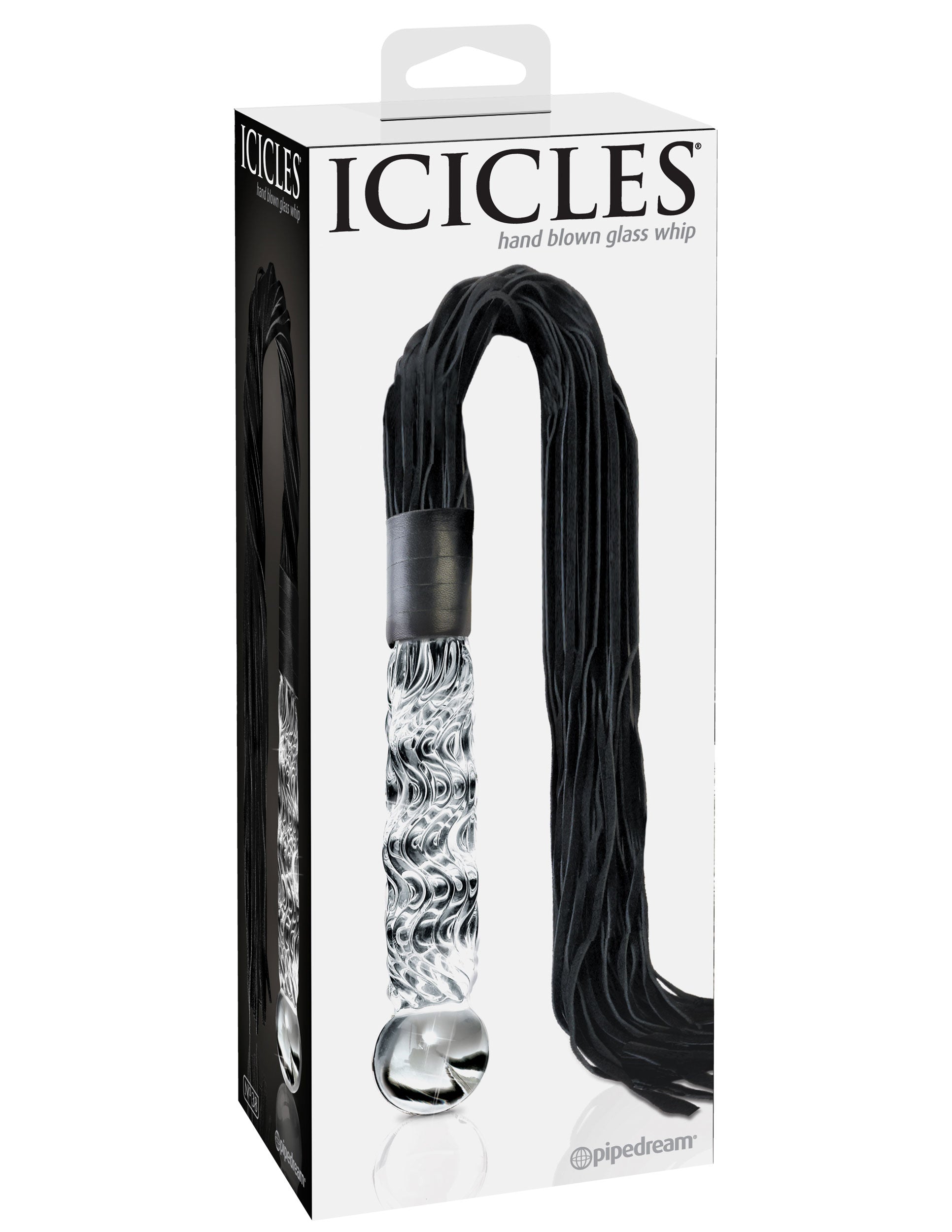 Icicles No. 38 - Clear / Black | 603912314656 | Available at EroticWarehouse.com