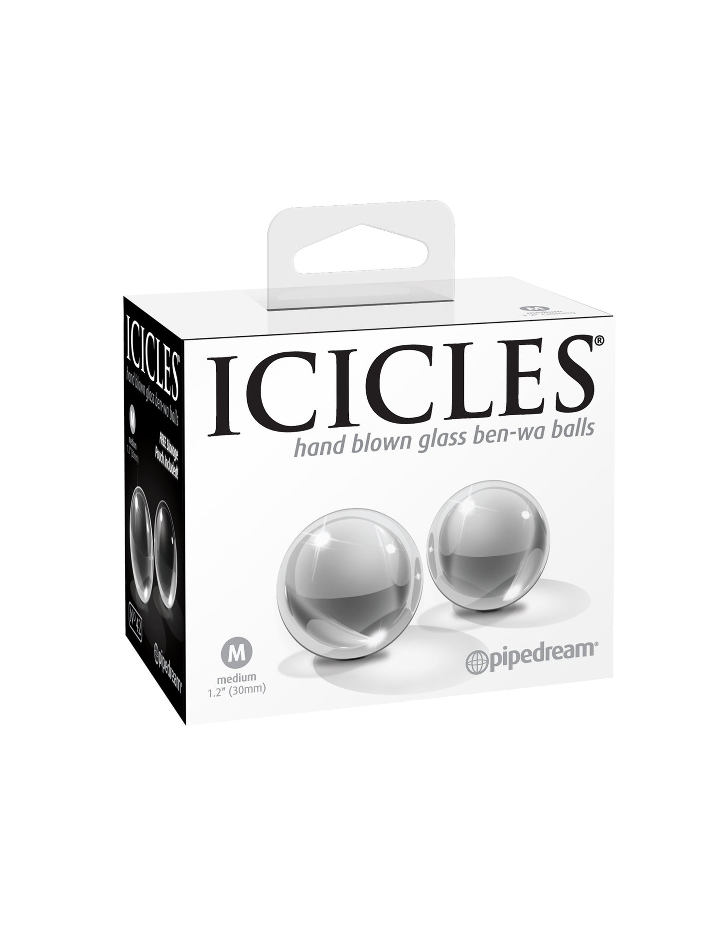 Icicles No. 42 - Clear | 603912323351 | Available at EroticWarehouse.com