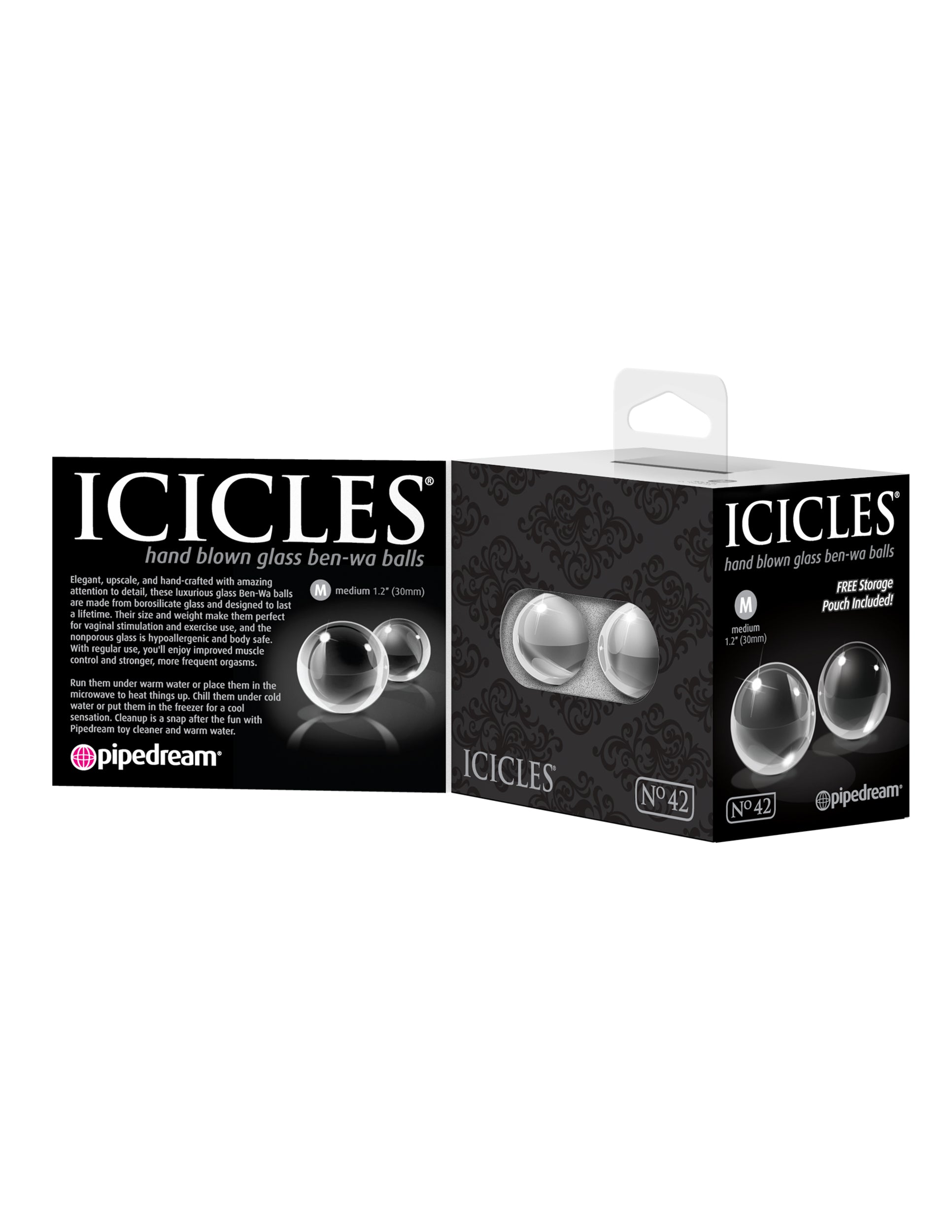 Icicles No. 42 - Clear | 603912323351 | Available at EroticWarehouse.com