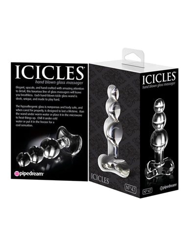 Icicles No. 47 - Clear | 603912337358 | Available at EroticWarehouse.com