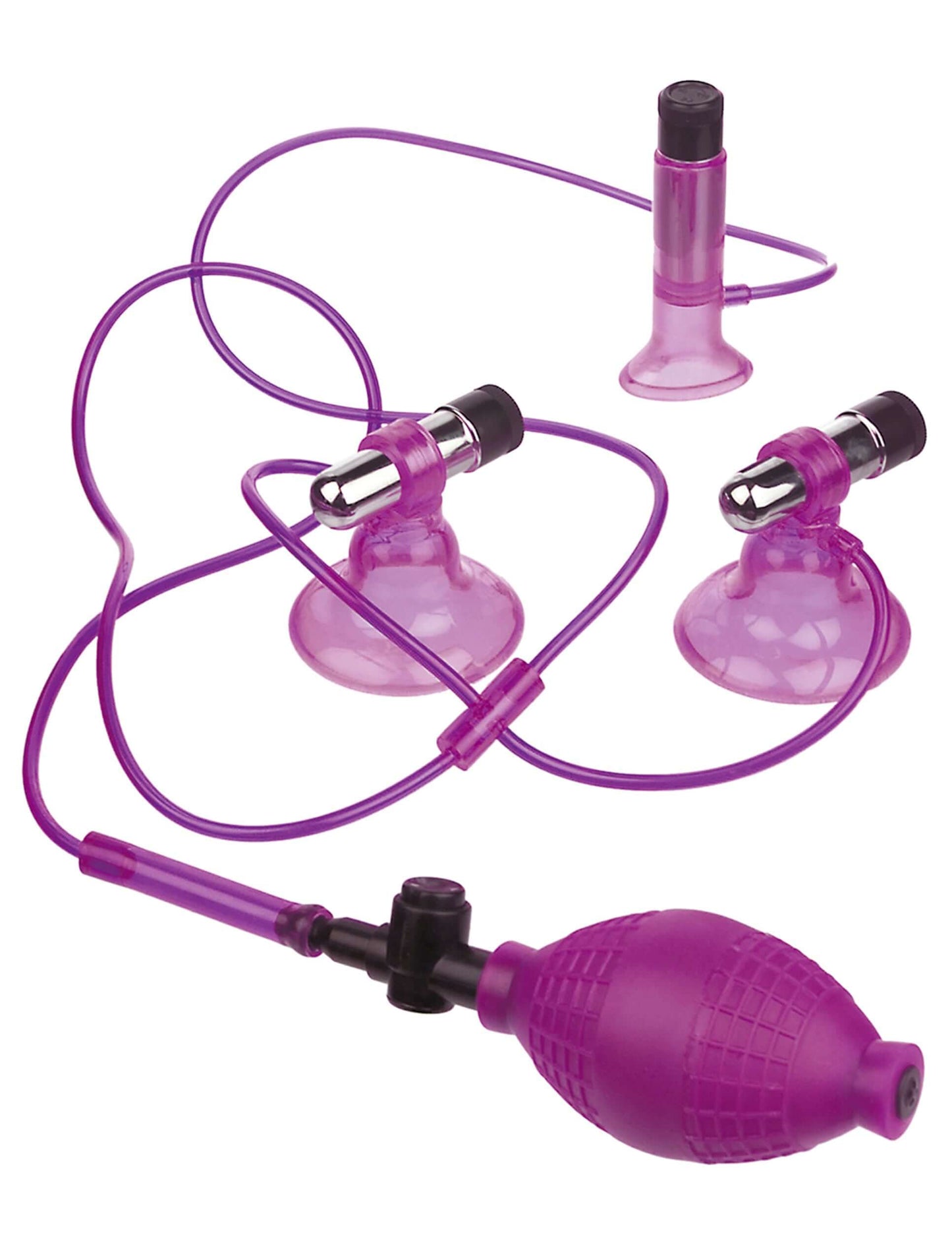 Fetish Fantasy Series Vibrating Triple Suckers For Her | 603912162509 | Available at EroticWarehouse.com