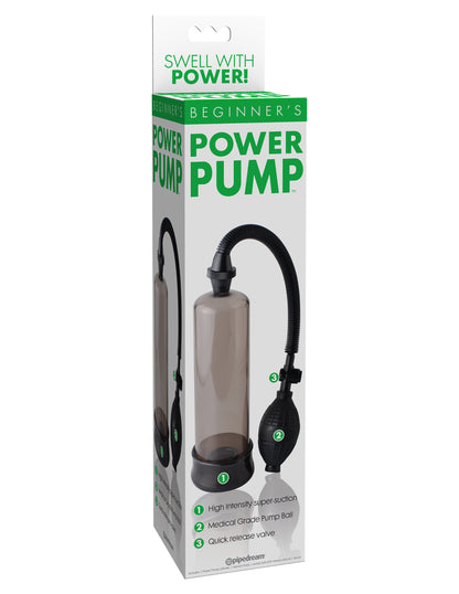 Beginners Power Pump - Smoke | 603912274592 | Available at EroticWarehouse.com