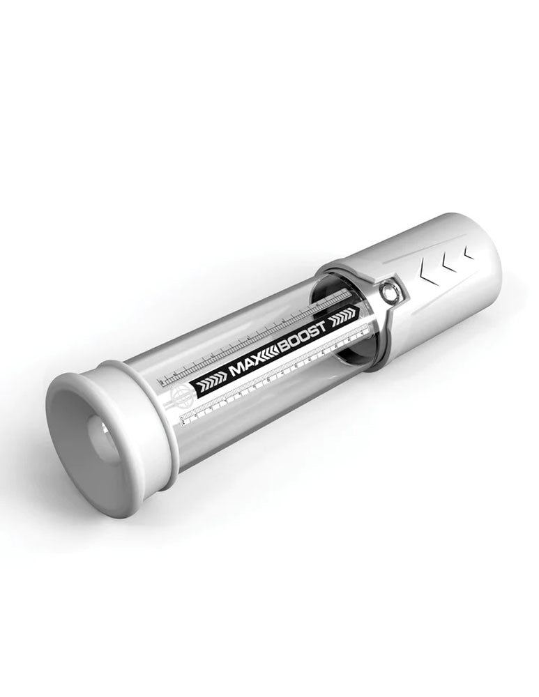 Pump Work Max Boost - White/clear | 603912774627 | Available at EroticWarehouse.com