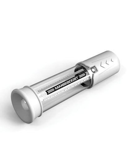 Pump Work Max Boost - White/clear | 603912774627 | Available at EroticWarehouse.com