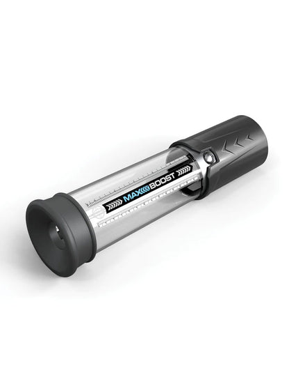 Pump Worx Max Boost - Black/clear | 603912774634 | Available at EroticWarehouse.com