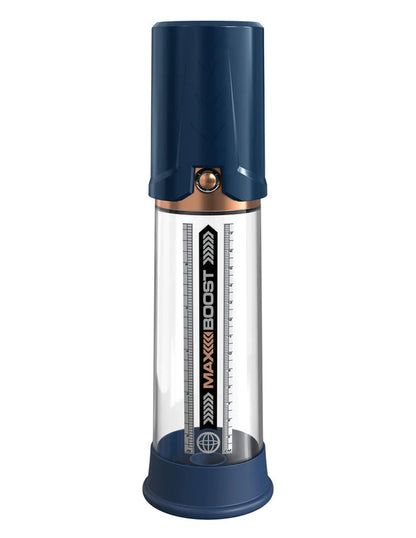 Pump Worx Max Boost - Blue/clear | 603912774641 | Available at EroticWarehouse.com