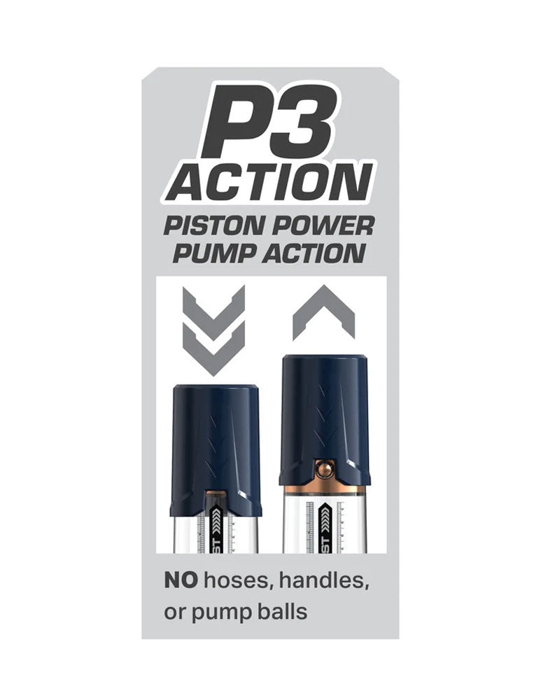 Pump Worx Max Boost - Blue/clear | 603912774641 | Available at EroticWarehouse.com