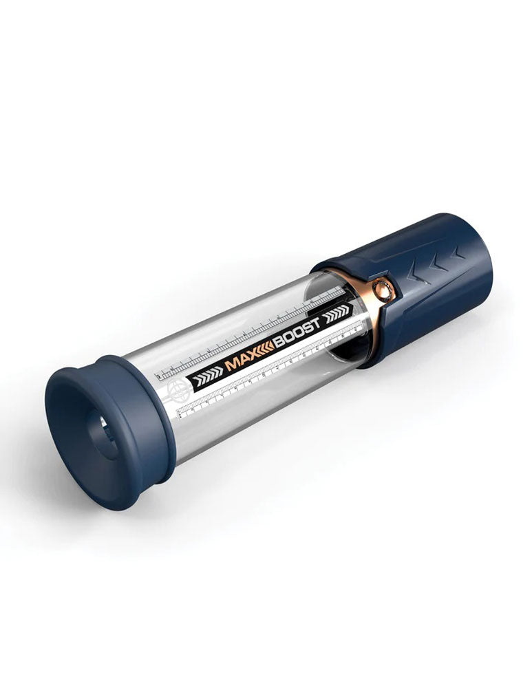 Pump Worx Max Boost - Blue/clear | 603912774641 | Available at EroticWarehouse.com