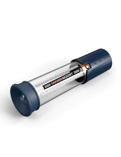 Pump Worx Max Boost - Blue/clear | 603912774641 | Available at EroticWarehouse.com