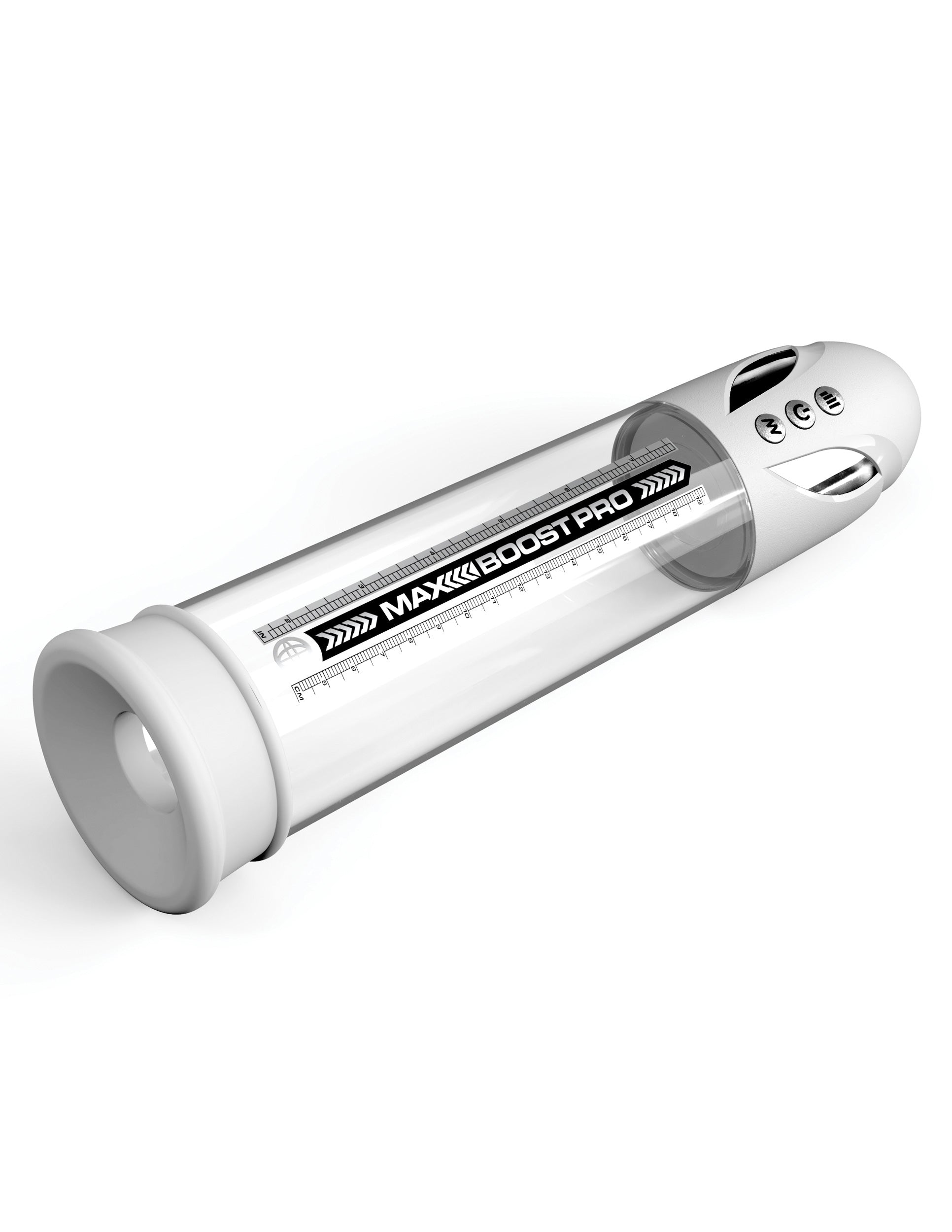 Max Boost Pro Flow - White/clear | 603912775211 | Available at EroticWarehouse.com