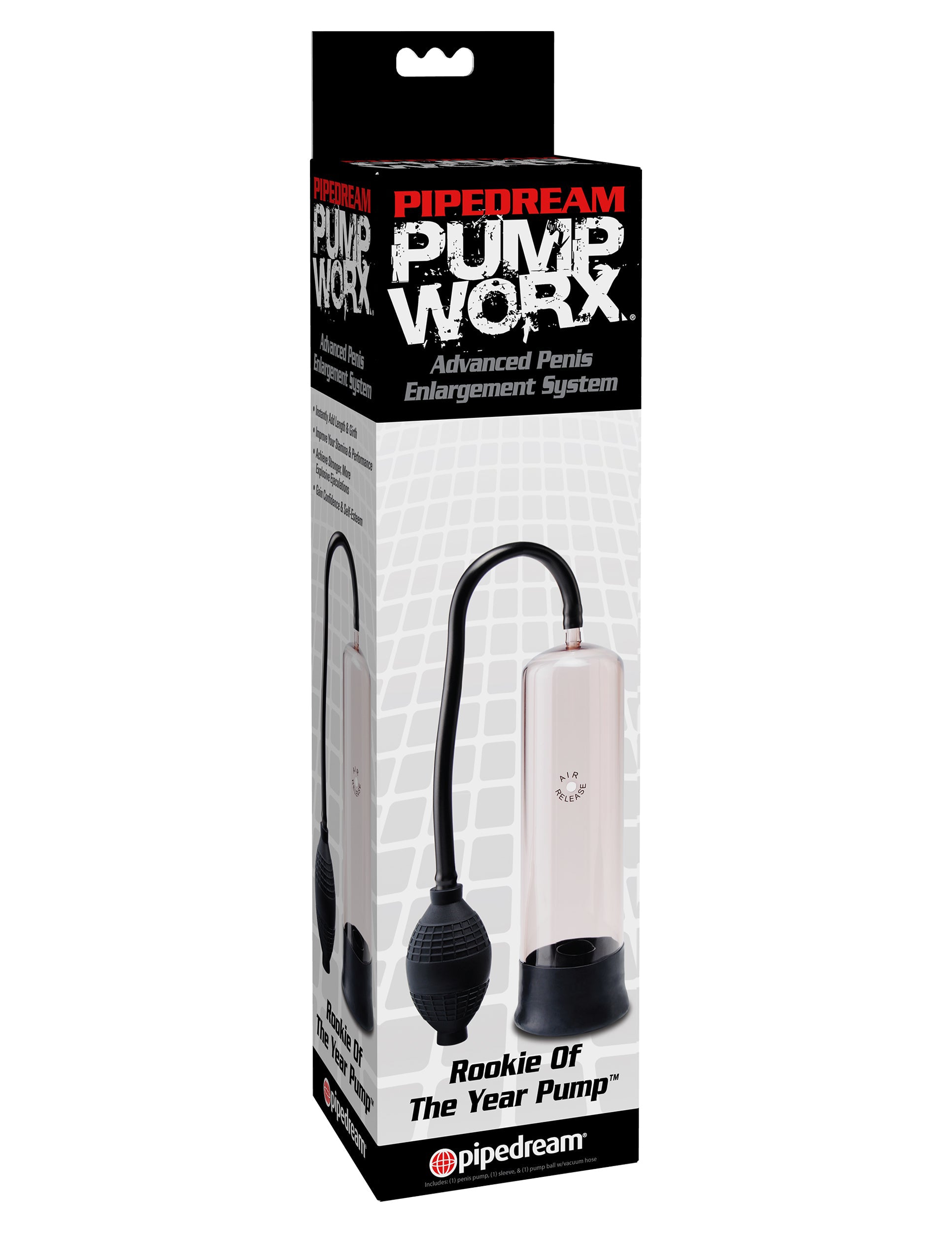 Pump Worx Rookie of the Year Pump - Black | 603912294422 | Available at EroticWarehouse.com