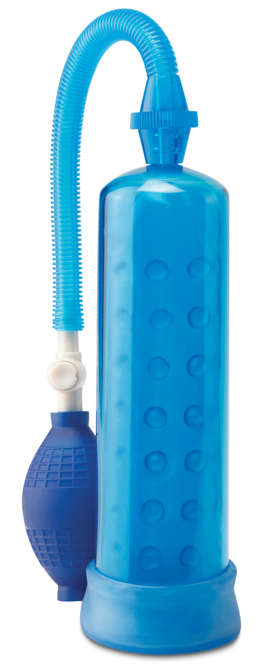 Pump Worx Silicone Power Pump - Blue | 603912294453 | Available at EroticWarehouse.com