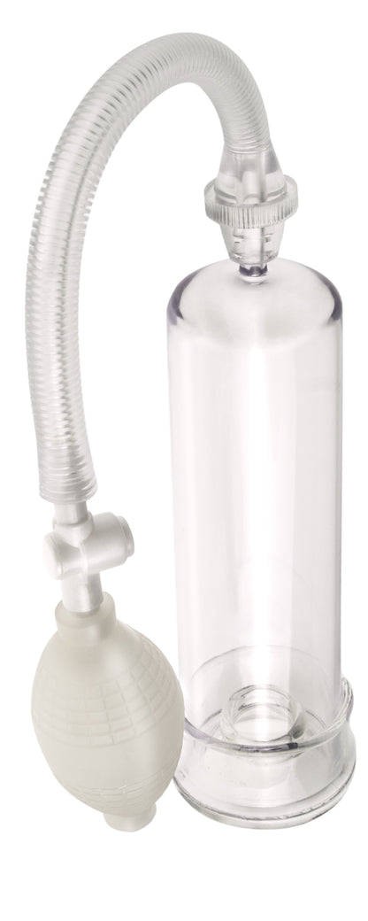 Pump Worx Beginners Power Pump - Clear | 603912294569 | Available at EroticWarehouse.com