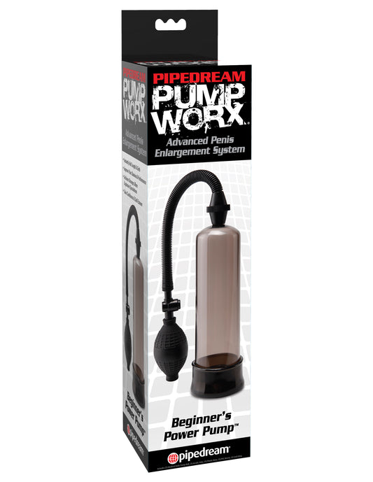 Pump Worx Beginners Power Pump - Black | 603912294576 | Available at EroticWarehouse.com