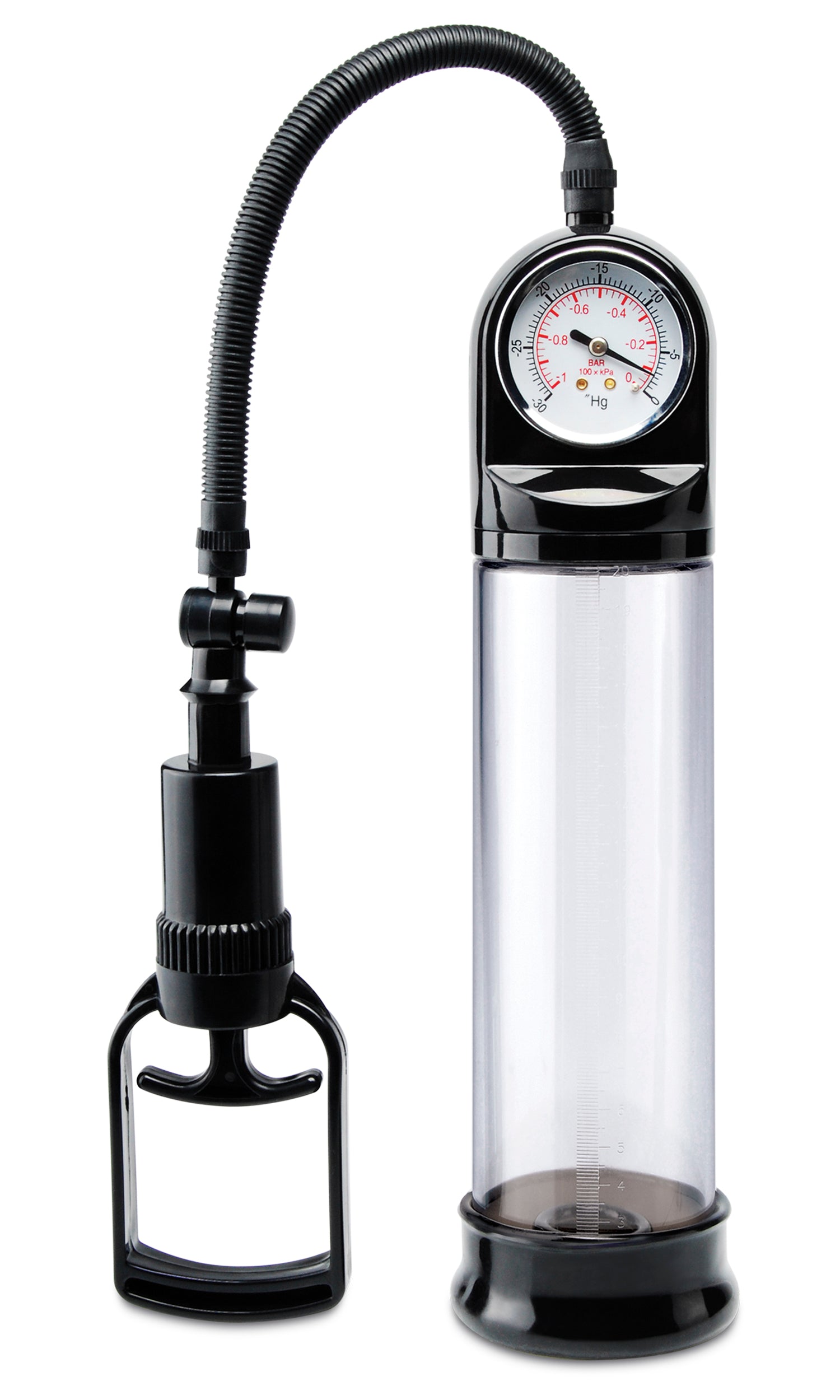 Pump Worx Accu-Meter Power Pump - Black | 603912295245 | Available at EroticWarehouse.com