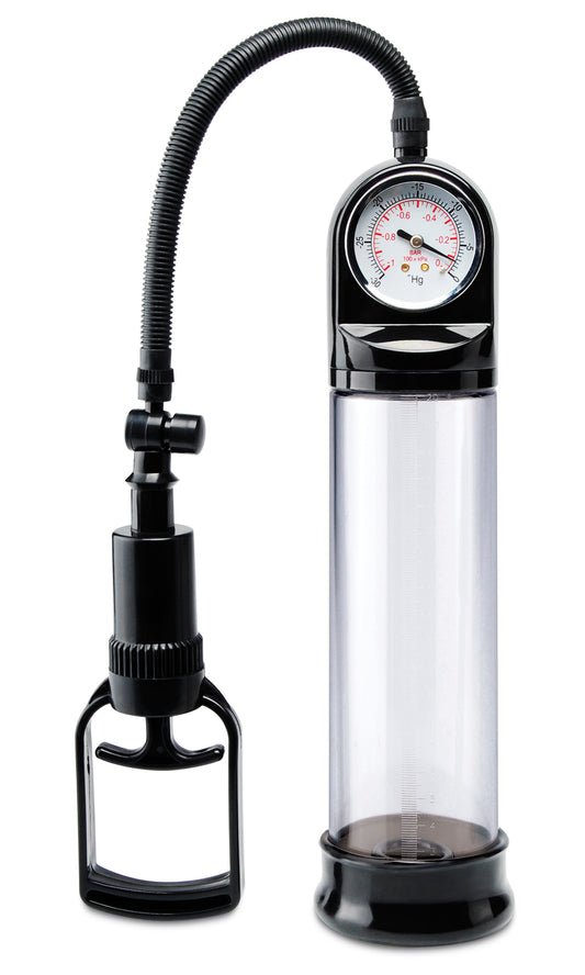 Pump Worx Accu-Meter Power Pump - Black | 603912295245 | Available at EroticWarehouse.com