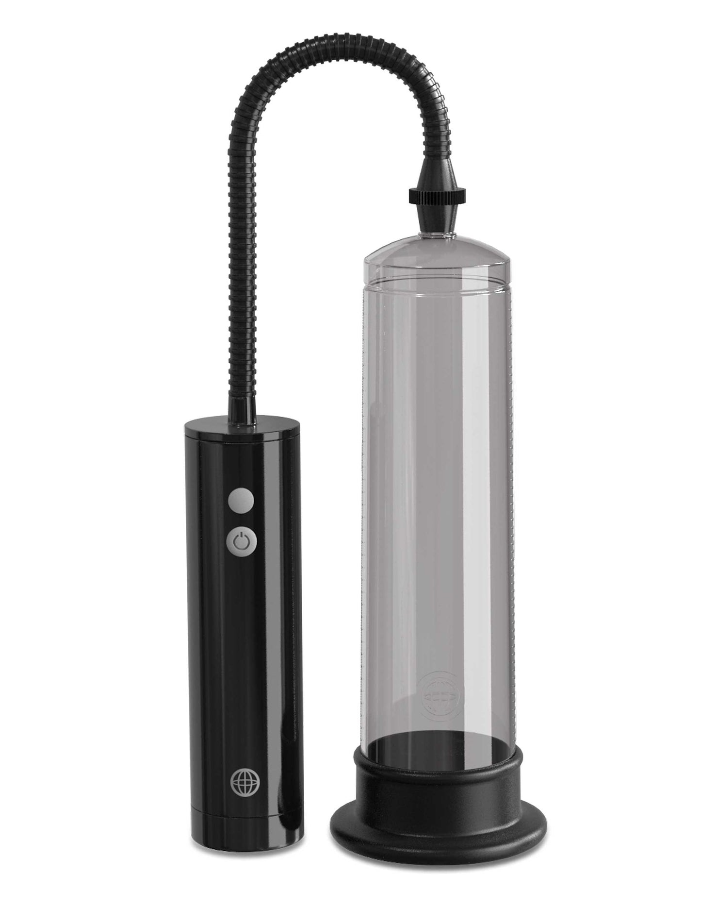 Pump Worx Beginners Rechargeable Auto Vac Kit - Smoke / Black | 603912319910 | Available at EroticWarehouse.com