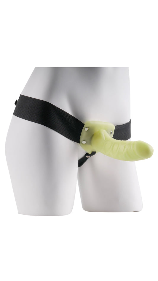 Fetish Fantasy Series for Him or Her Hollow Strap-on - Glow in the Dark | 603912259360 | Available at EroticWarehouse.com