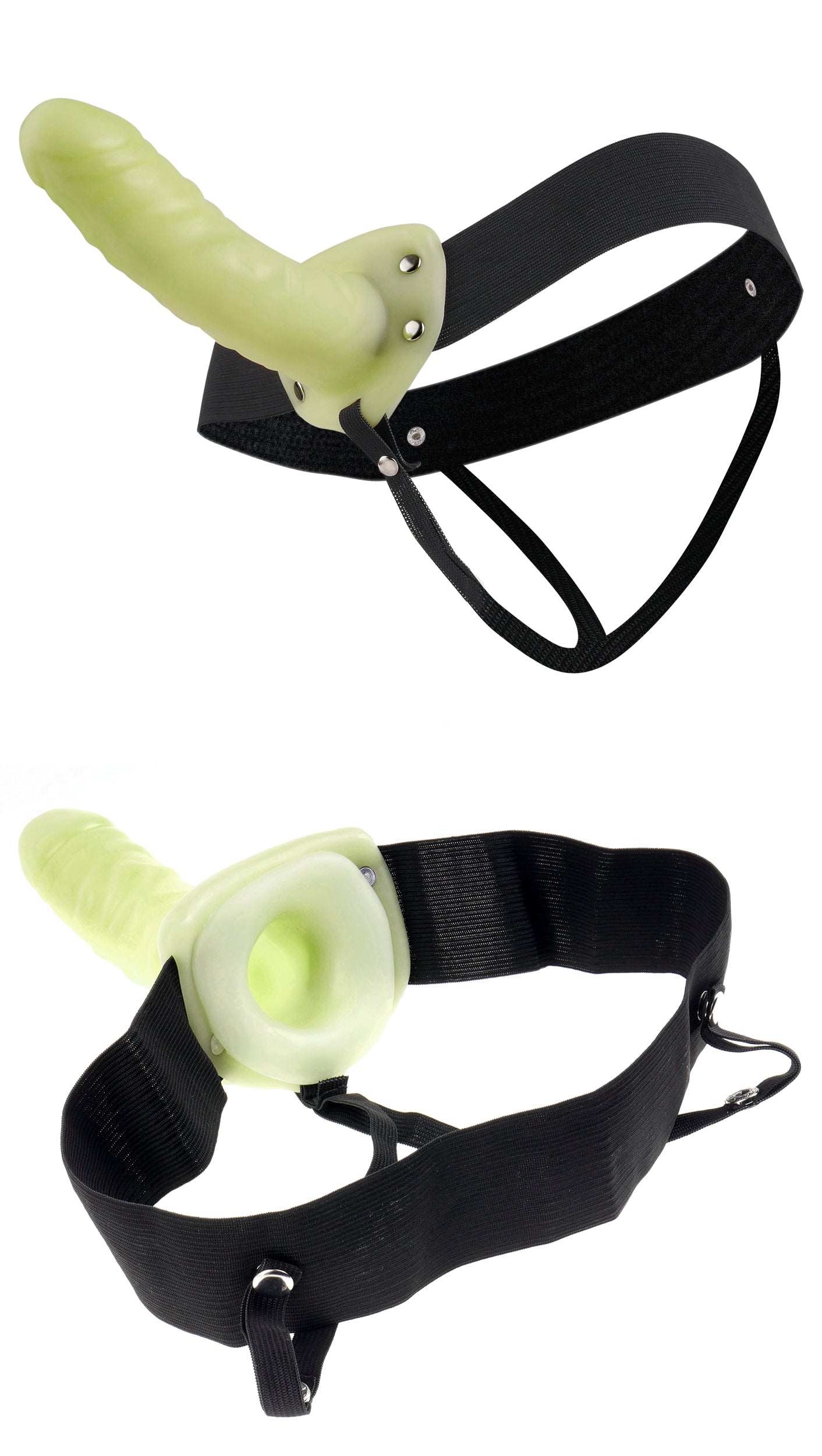 Fetish Fantasy Series for Him or Her Hollow Strap-on - Glow in the Dark | 603912259360 | Available at EroticWarehouse.com