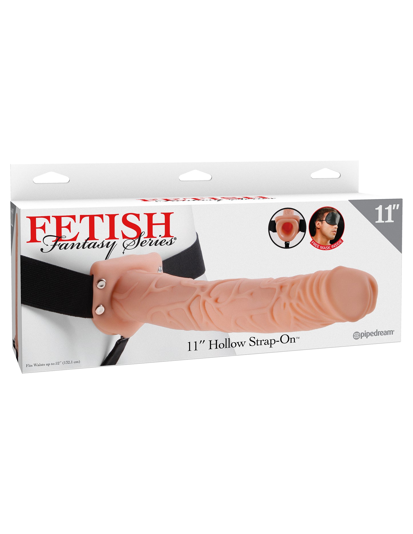 Fetish Fantasy Series 11 Inch Hollow Strap-on - Flesh | 603912362770 | Available at EroticWarehouse.com
