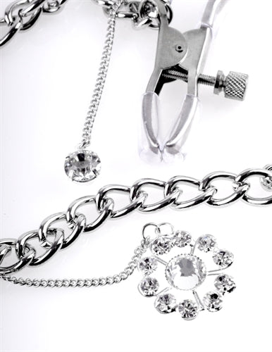 Fetish Fantasy Series Crystal Nipple Clamps | 603912323177 | Available at EroticWarehouse.com