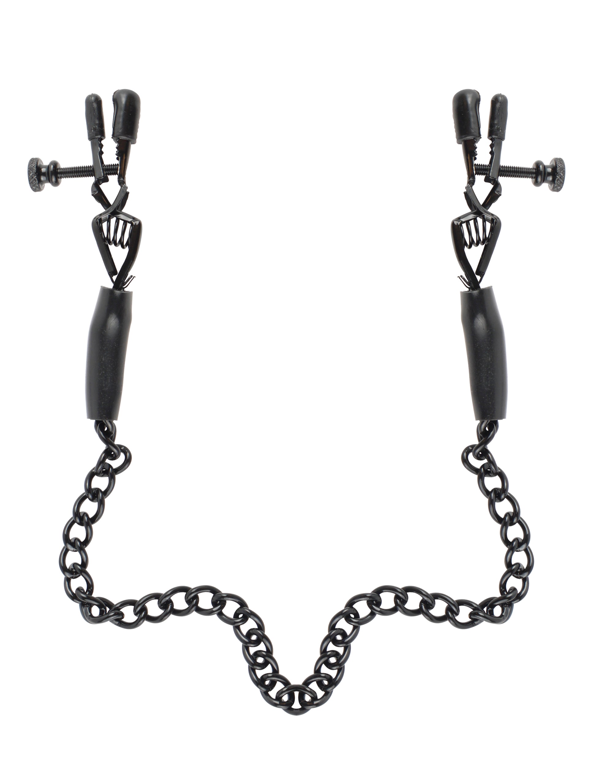 Fetish Fantasy Series Adjustable Nipple Chain Clamps | 603912161809 | Available at EroticWarehouse.com