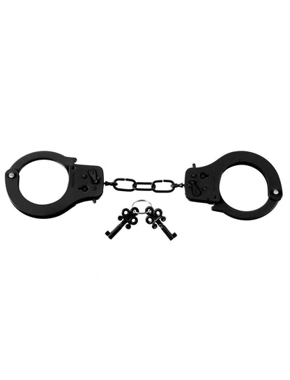 Fetish Fantasy Series Designer Metal Handcuffs - Black | 603912104967 | Available at EroticWarehouse.com