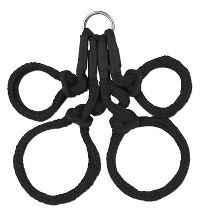 Fetish Fantasy Series Japanese Silk Rope Hogtie - Black | 603912327892 | Available at EroticWarehouse.com