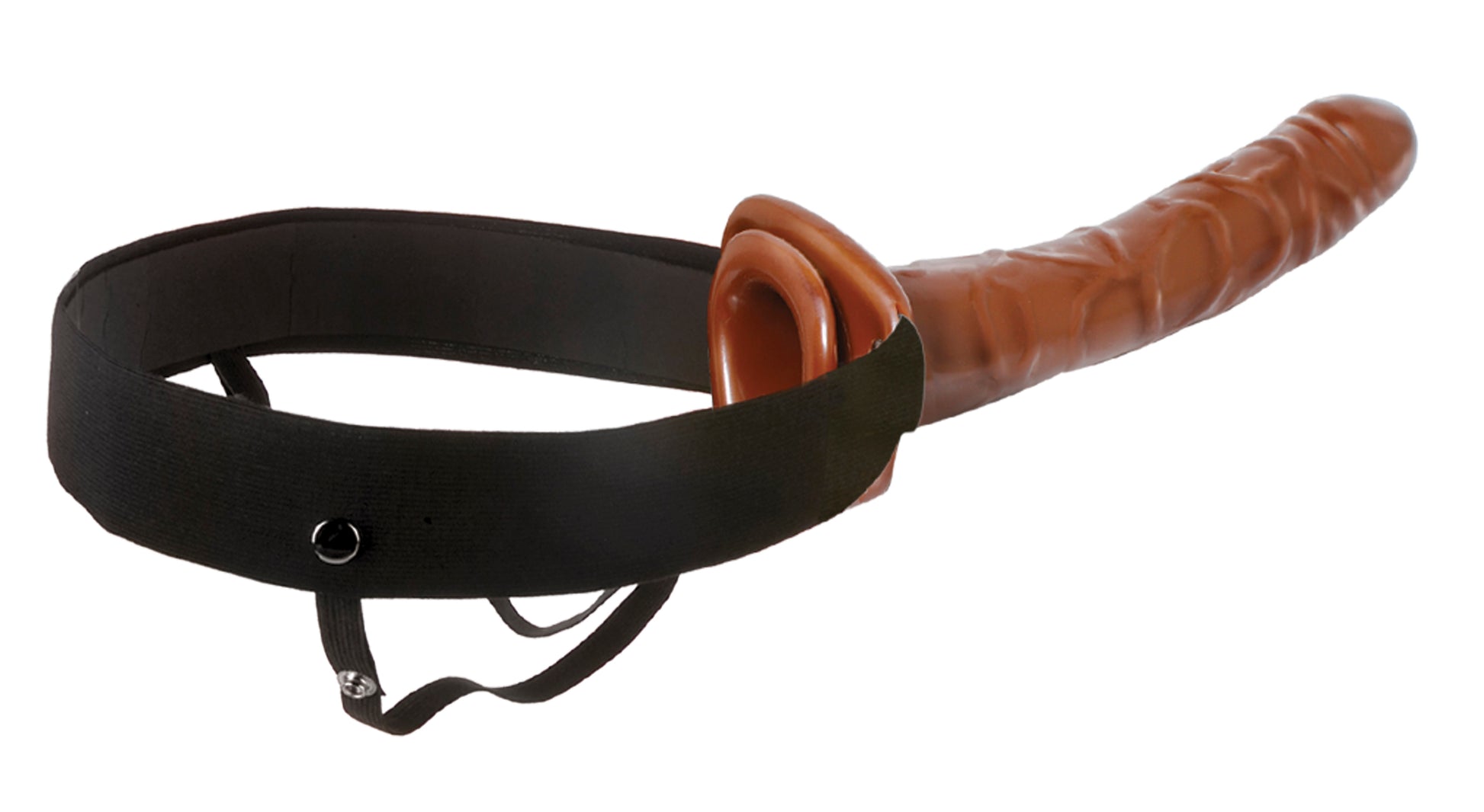 Fetish Fantasy Series 10 Inch Chocolate Dream Hollow Strap-On | 603912266351 | Available at EroticWarehouse.com