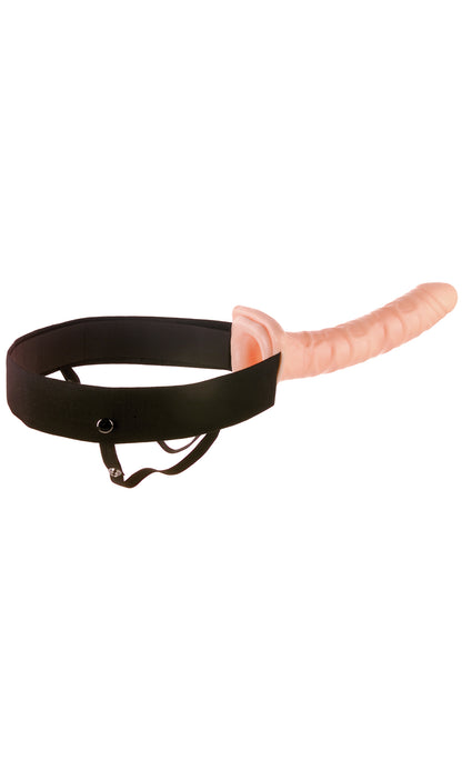 Fetish Fantasy Series 10 Inch Hollow Strap-on - Flesh | 603912286632 | Available at EroticWarehouse.com