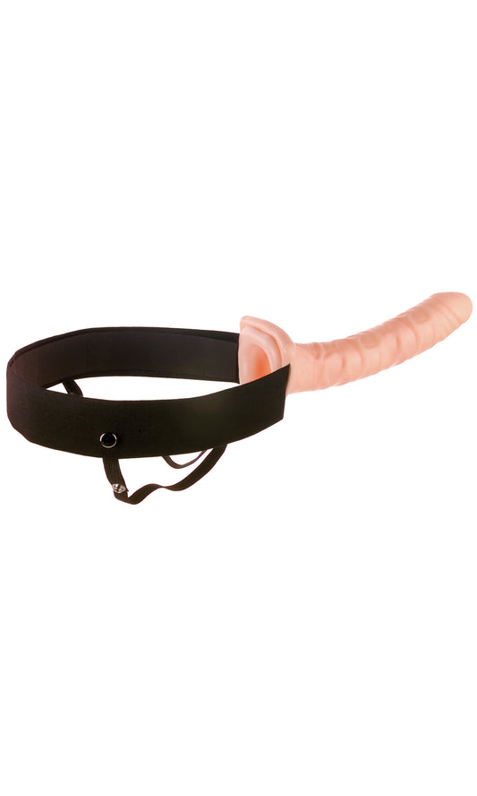 Fetish Fantasy Series 10 Inch Hollow Strap-on - Flesh | 603912286632 | Available at EroticWarehouse.com