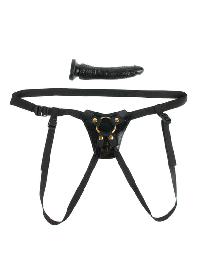 Fetish Fantasy Gold Designer Strap-on - Black | 603912340341 | Available at EroticWarehouse.com