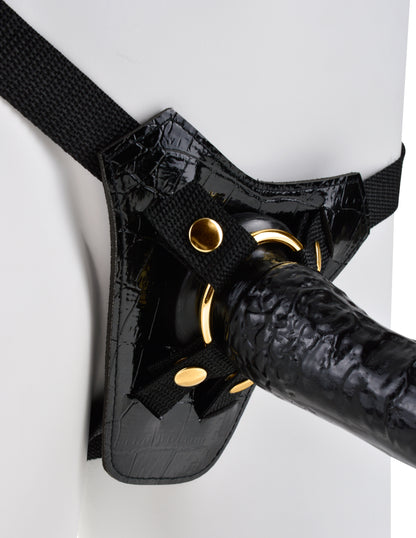 Fetish Fantasy Gold Designer Strap-on - Black | 603912340341 | Available at EroticWarehouse.com