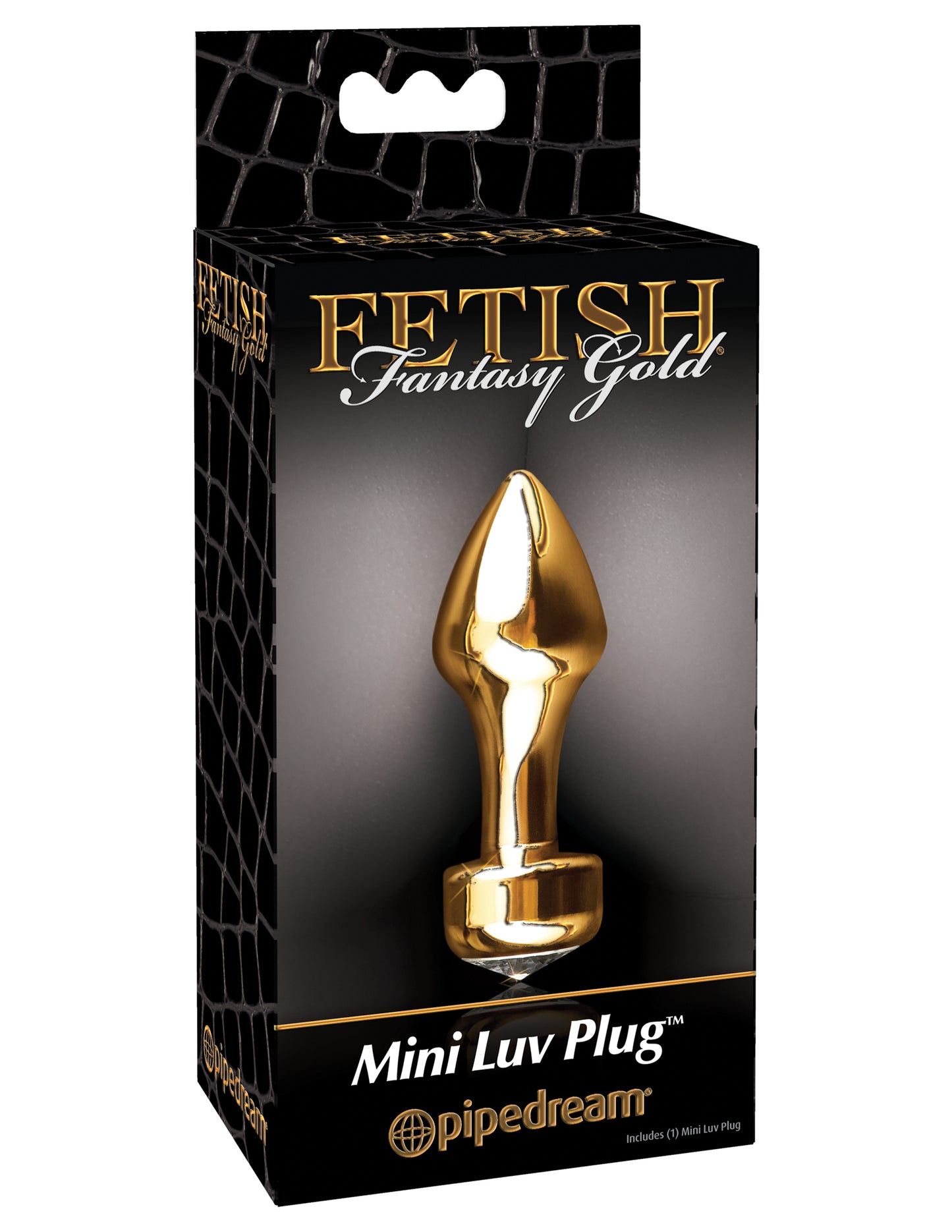 Fetish Fantasy Gold Mini Luv Plug - Gold | 603912340648 | Available at EroticWarehouse.com