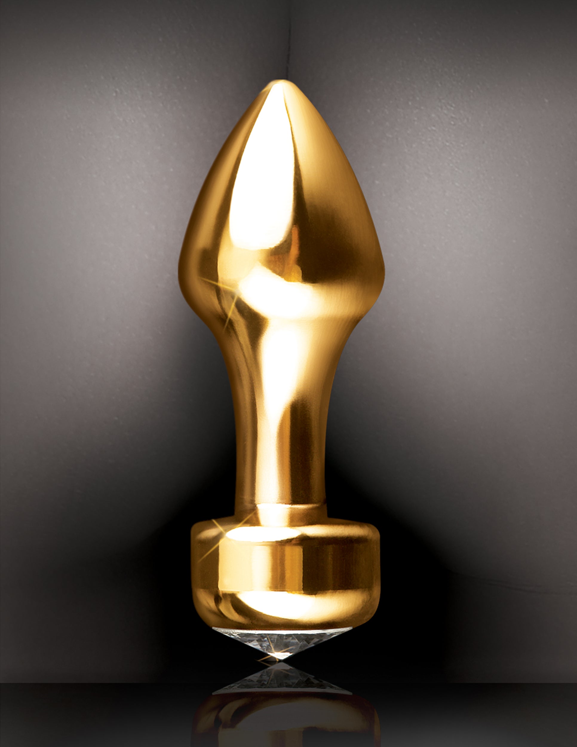 Fetish Fantasy Gold Mini Luv Plug - Gold | 603912340648 | Available at EroticWarehouse.com