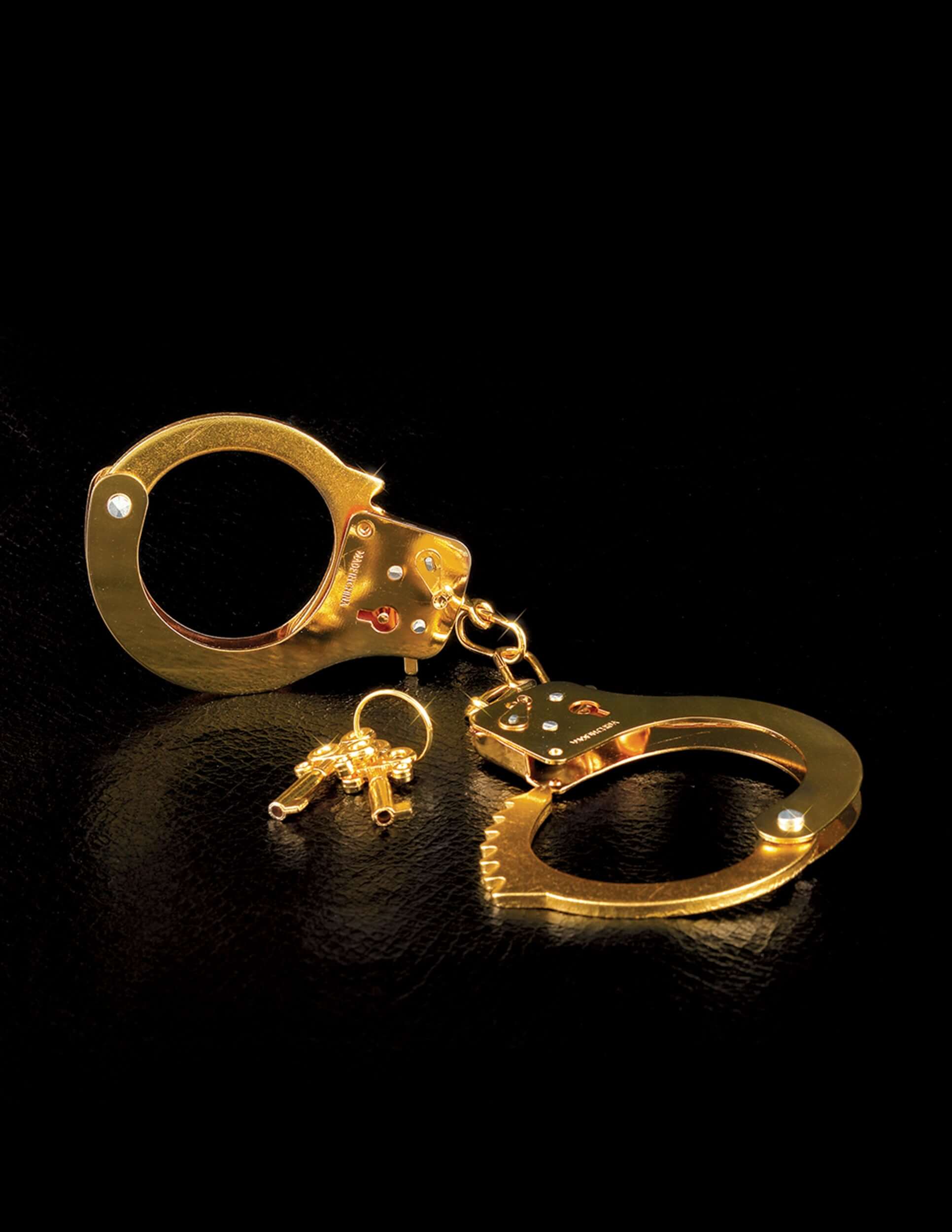 Fetish Fantasy Gold Metal Cuffs - Gold | 603912340877 | Available at EroticWarehouse.com