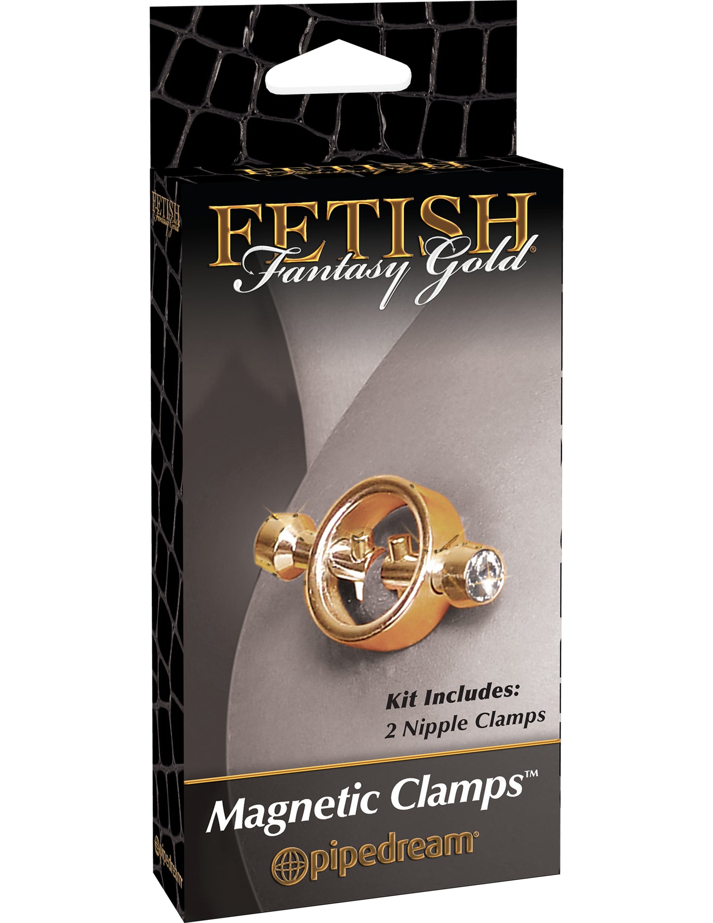 Fetish Fantasy Gold Magnetic Clamps - Gold | 603912340884 | Available at EroticWarehouse.com