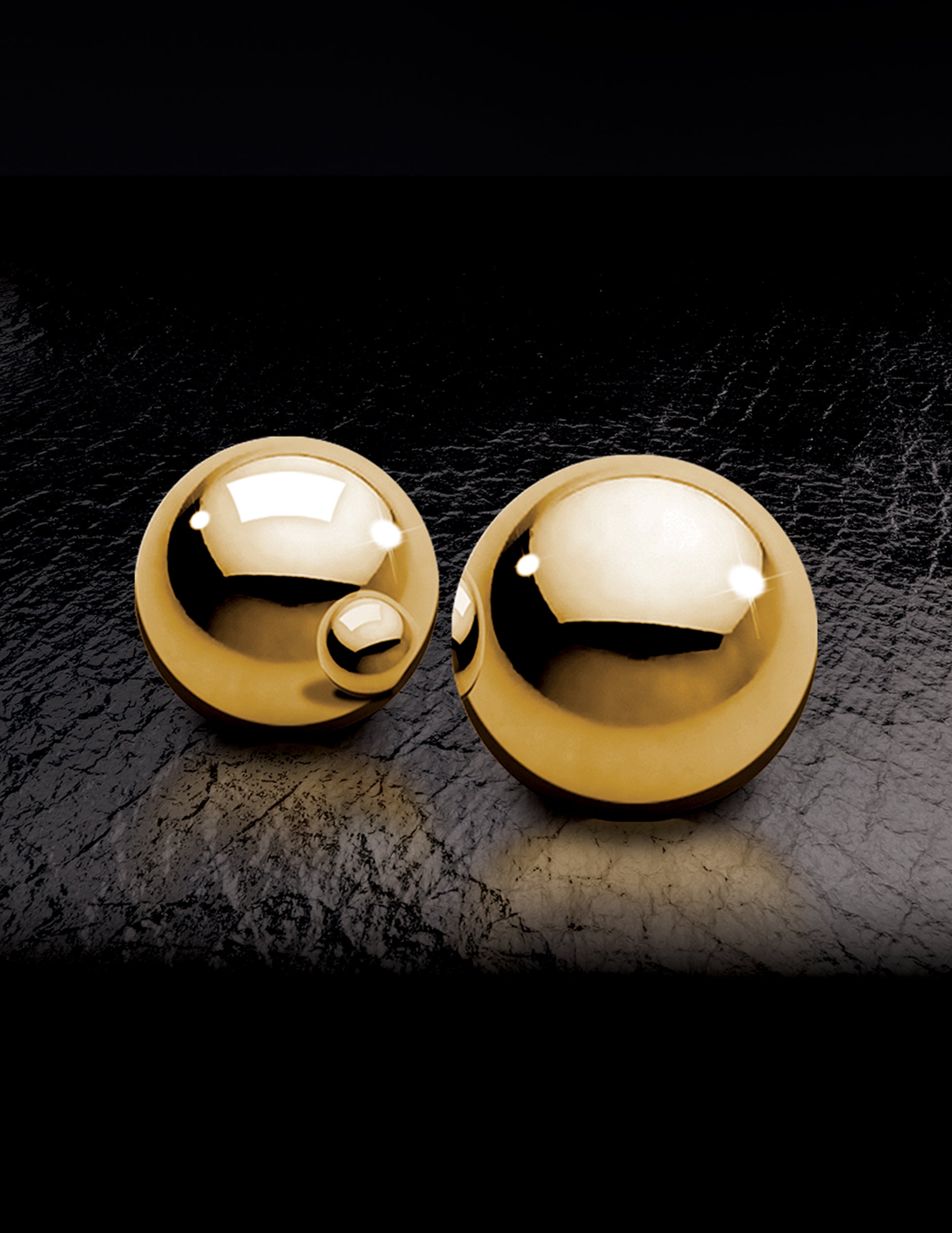 Fetish Fantasy Gold Ben-Wa Balls - Gold | 603912340907 | Available at EroticWarehouse.com