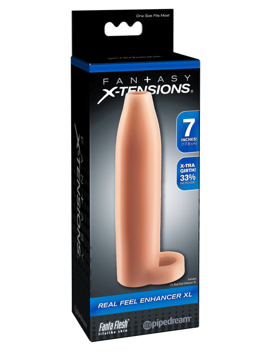Fantasy X-Tensions Real Feel Enhancer XL - Flesh | 603912345803 | Available at EroticWarehouse.com