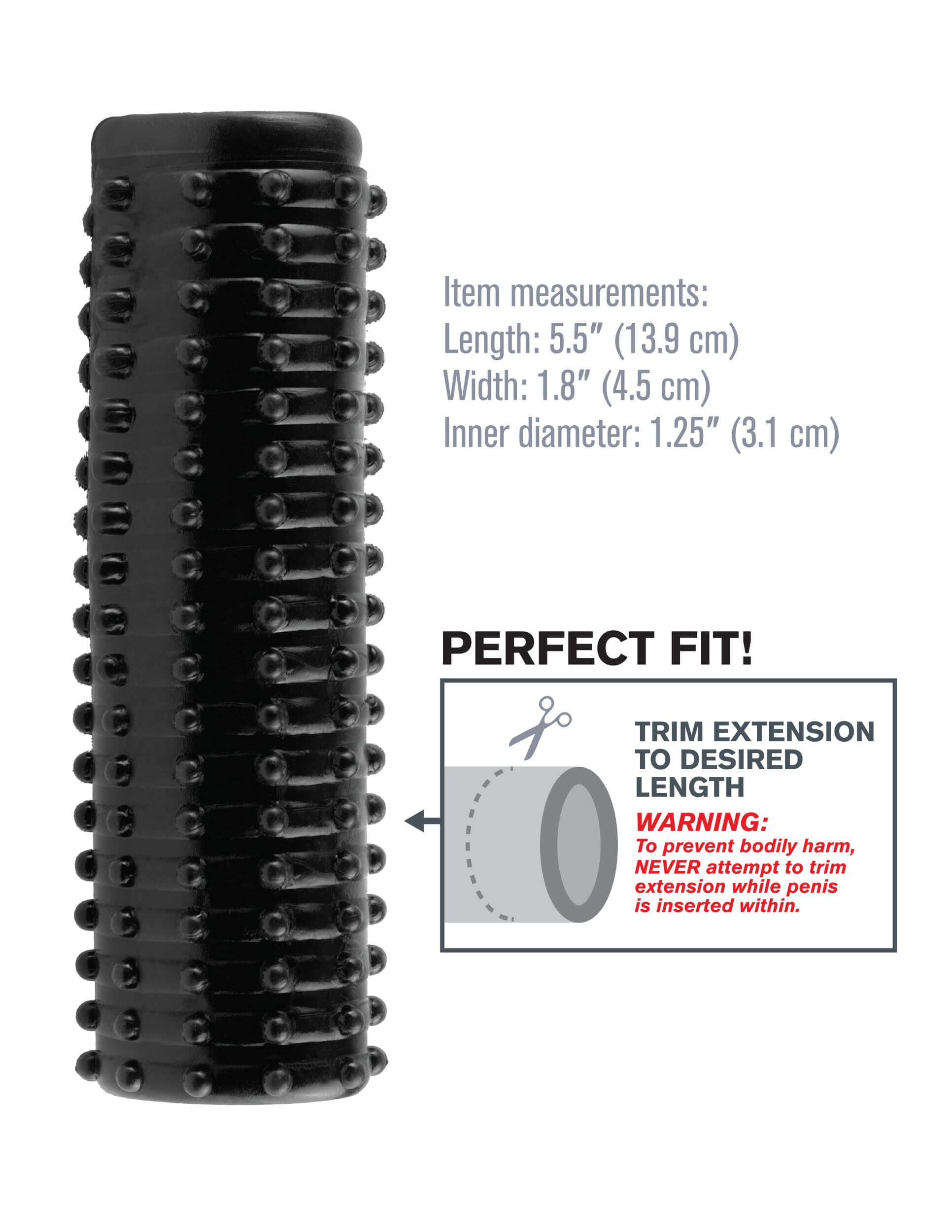 Fantasy X-Tensions Magic Pleasure Sleeve 5.5 Inches | 603912345926 | Available at EroticWarehouse.com