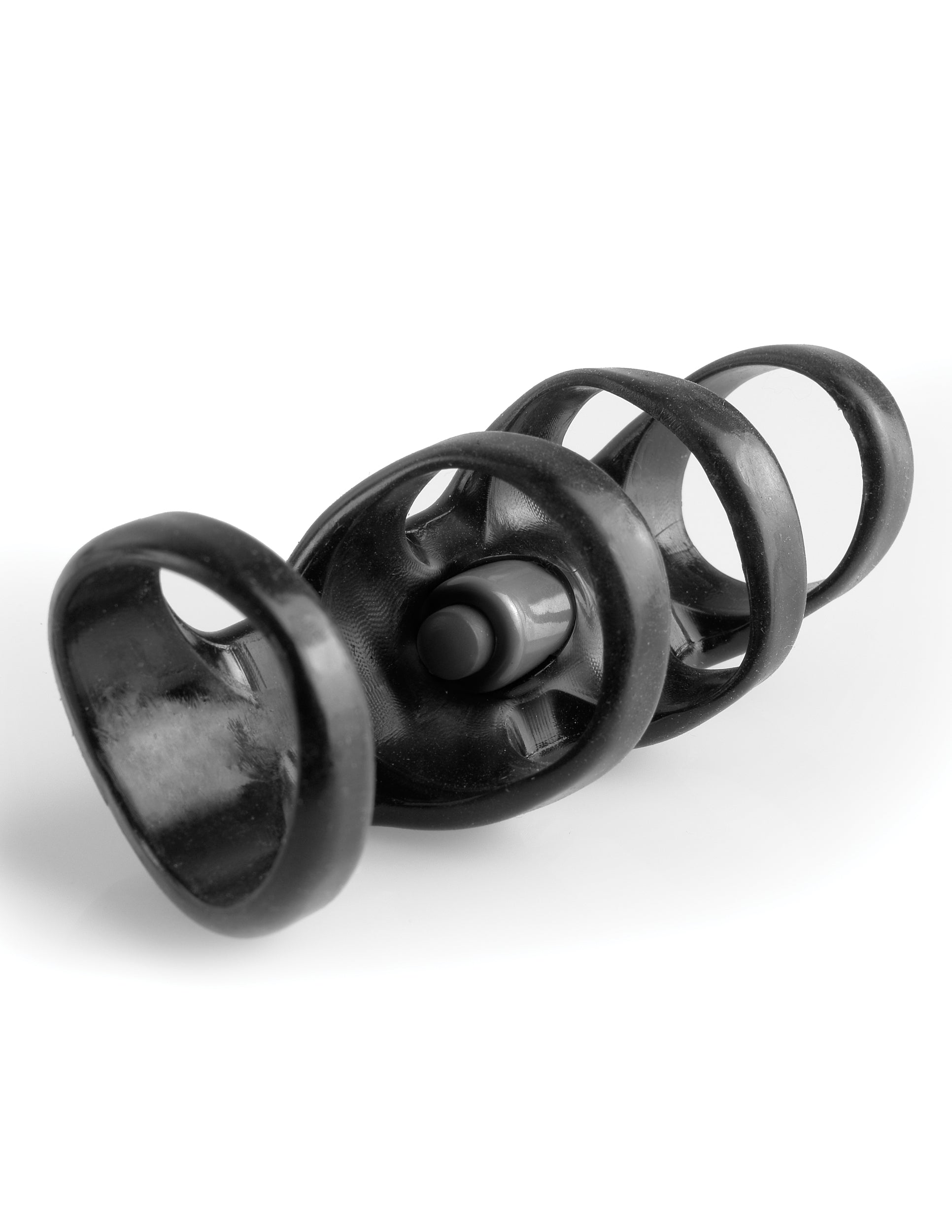 Fantasy X-Tensions Vibrating Power Cage - Black | 603912345933 | Available at EroticWarehouse.com
