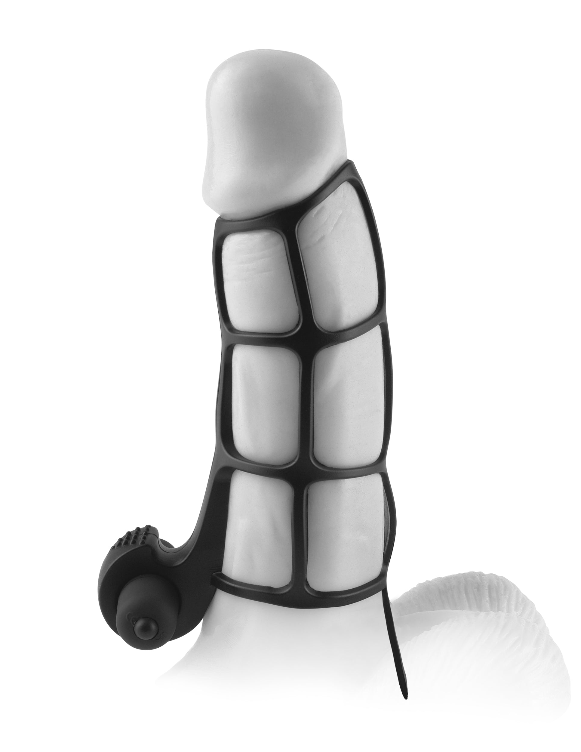 Fantasy X-Tensions Deluxe Silicone Power Cage - Black | 603912346060 | Available at EroticWarehouse.com