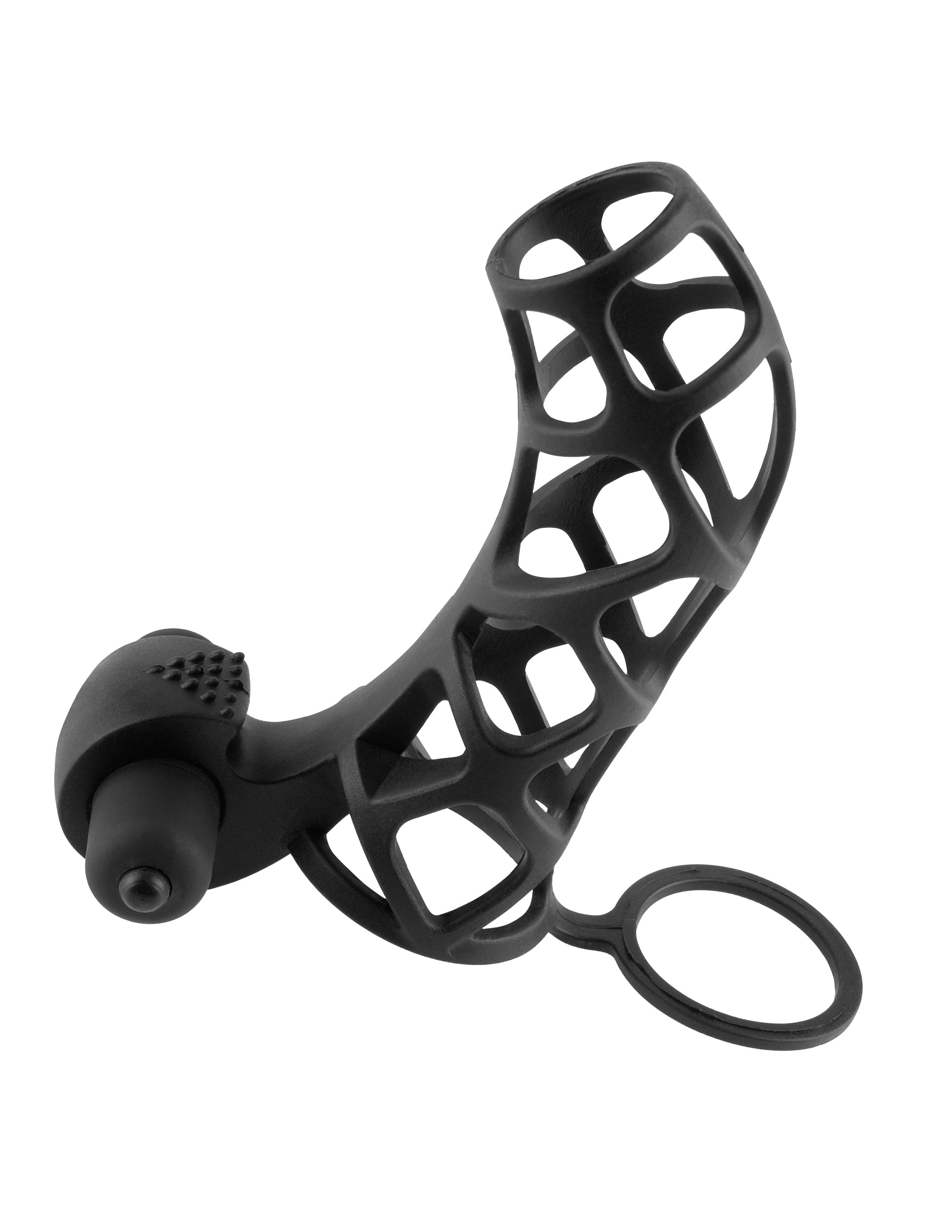 Fantasy X-Tensions Extreme Silicone Power Cage - Black | 603912346084 | Available at EroticWarehouse.com