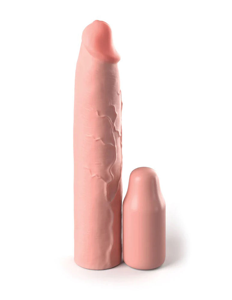 Fantasy X-Tensions Elite 9 Inch Sleeve With 3 Inch Plug - Light | 603912772647 | Available at EroticWarehouse.com