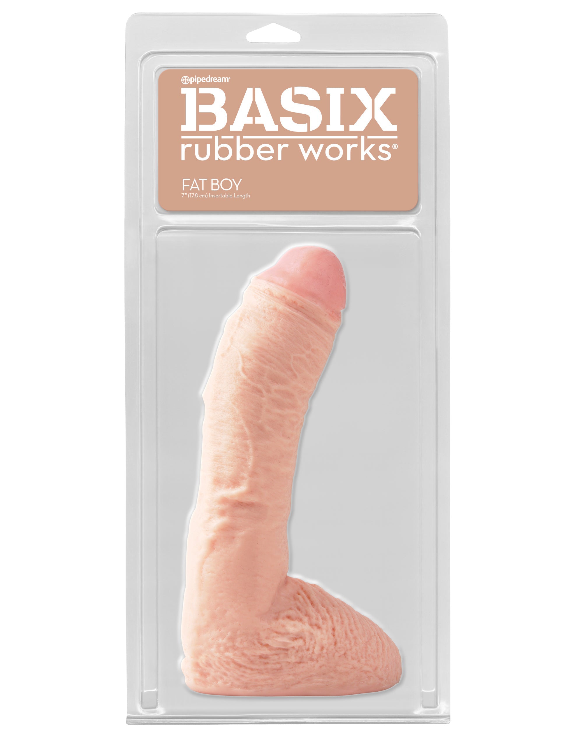 Basix Rubber Works - 10 Inch Fat Boy - Flesh | 603912235036 | Available at EroticWarehouse.com